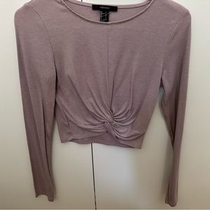 Forever 21 Mauve Long Sleeve Top